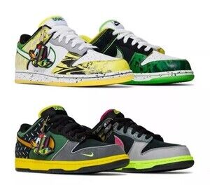 Nike What The Duck Dunk Oregon Home + Away Pack Set 2 Pairs Size 11M New + Book